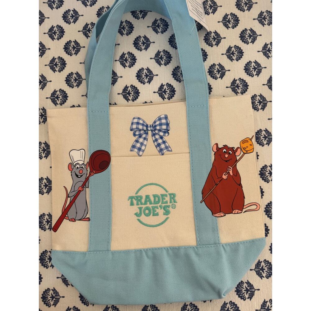 Disney Ratatouille Remy and Emile Custom Made Trader Joes Mini Tote